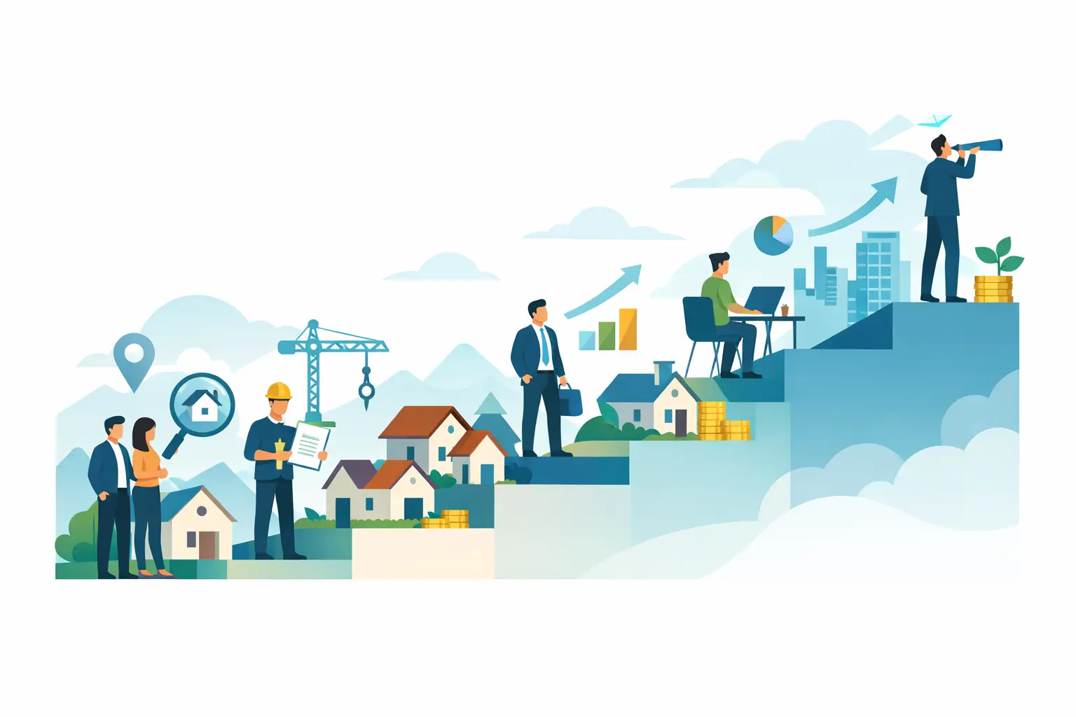 5 Stages of Building Wealth Through Property